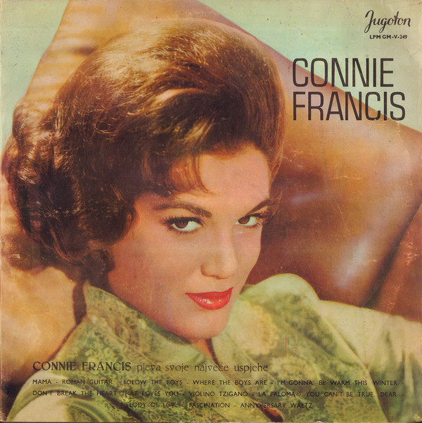 Connie Francis - Pjeva Svoje Najveće Uspjehe (LP, Comp, Mono)