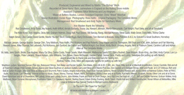 Iron Maiden - No Prayer For The Dying (LP, Album, RE, RM)