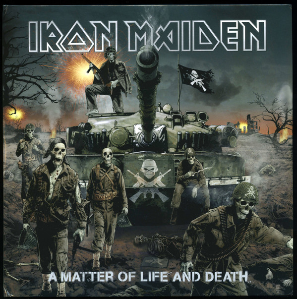 Iron Maiden - A Matter Of Life And Death (2xLP, Album, RE, RM)
