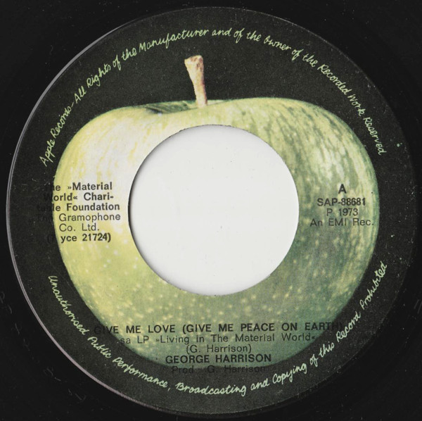 George Harrison - Give Me Love (Give Me Peace On Earth) (7
