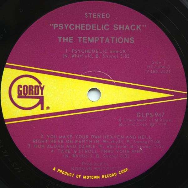 The Temptations - Psychedelic Shack (LP, Album, Ind)