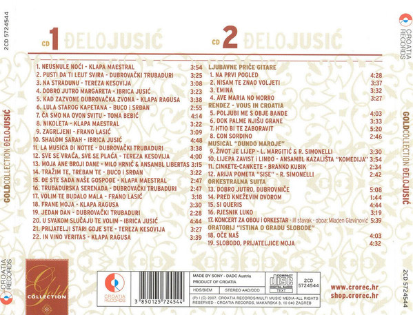 Đelo Jusić - Gold Collection (2xCD, Comp)