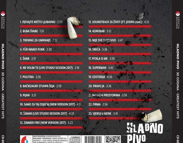 Hladno Pivo - 30 Godina - Greatest Hits (CD, Comp, Dig)