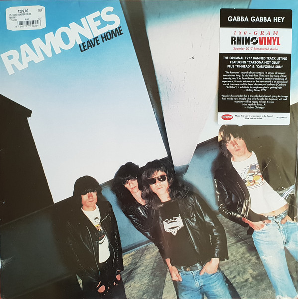 Ramones - Leave Home (LP, Album, RE, RM, 180)