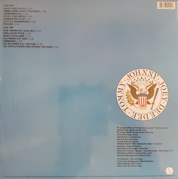Ramones - Leave Home (LP, Album, RE, RM, 180)