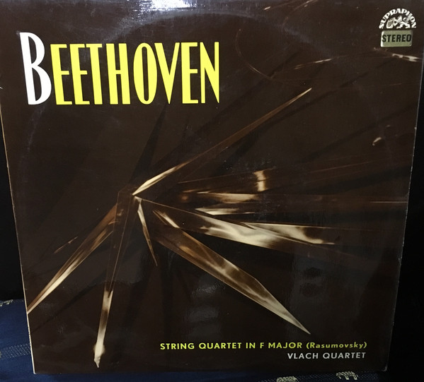 Ludwig van Beethoven, Vlach Quartet - String Quartet No.7 In F Major Op.59 No.1 (Rasumovsky) (LP)
