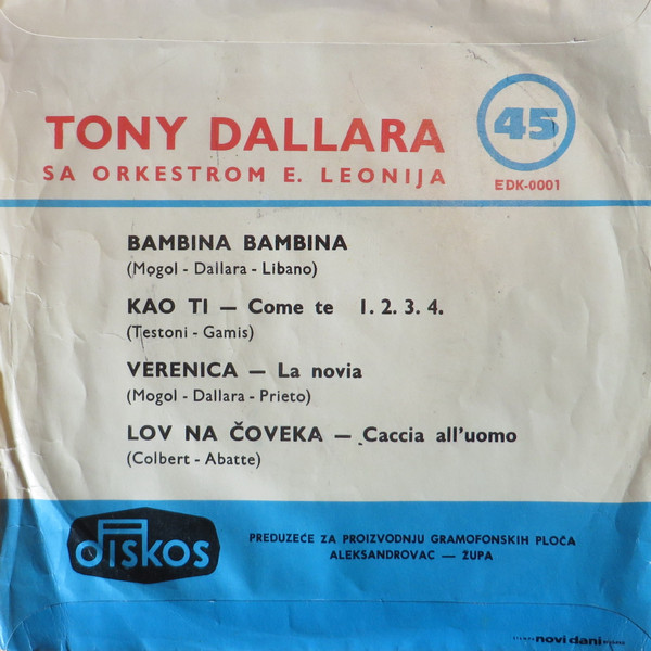 Tony Dallara - Tony Dallara Sa Orkestrom E. Leonija (7