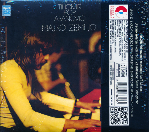 Tihomir Pop Asanović - Majko Zemljo / Pop (CD, Album, RE, RM + CD, Album, RE, RM + Comp)
