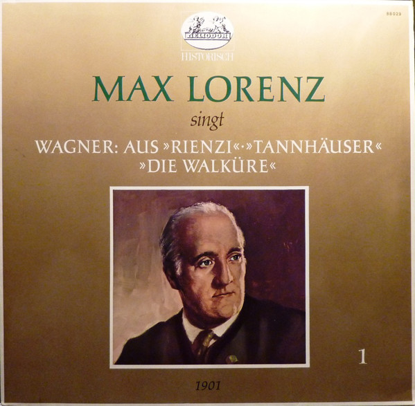 Richard Wagner, Max Lorenz (2) - Max Lorenz  Singt Wagner: Aus 