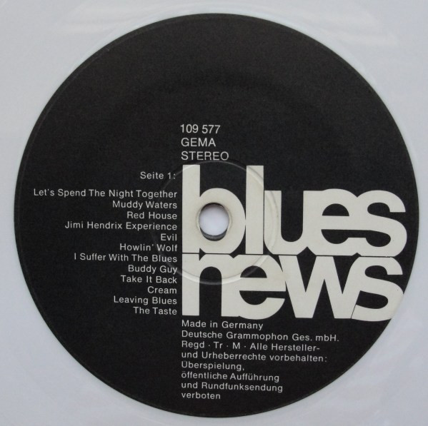 Various - Blues News (LP, Comp, Whi)