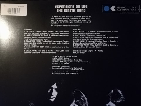The Elastic Band (3) - Expansions On Life (LP, Album, RE)