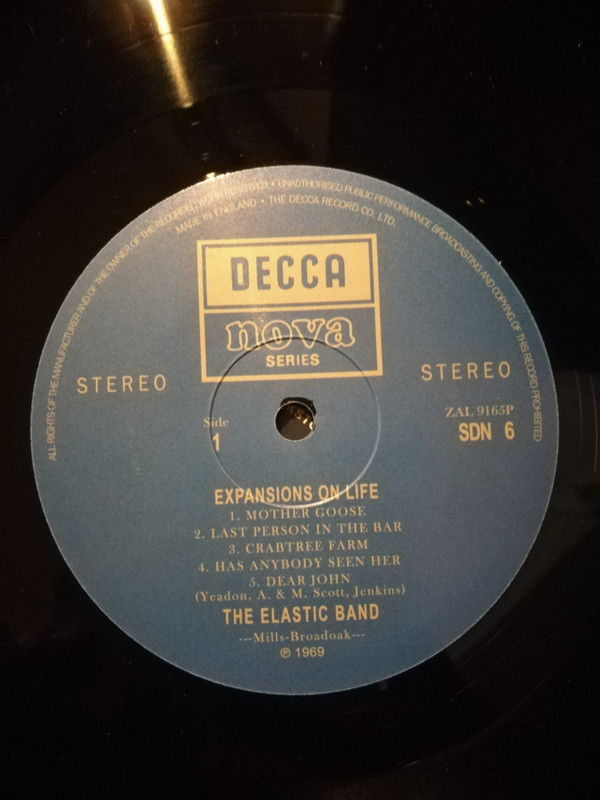 The Elastic Band (3) - Expansions On Life (LP, Album, RE)
