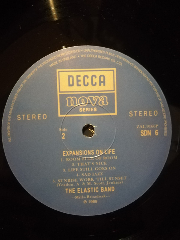 The Elastic Band (3) - Expansions On Life (LP, Album, RE)
