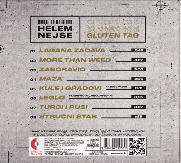 Helem Nejse - Gluten Tag (CD, Album, Dig)