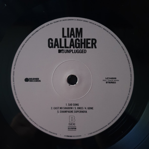 Liam Gallagher - MTV Unplugged (LP, Album)