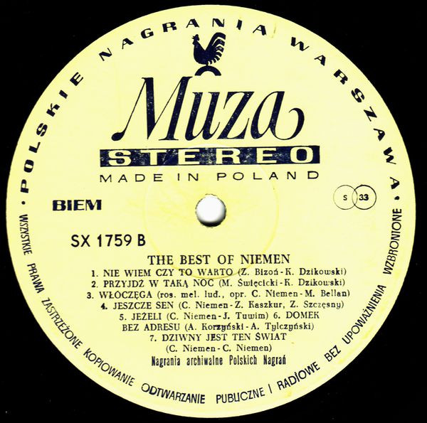 Niemen* - The Best Of Niemen (LP, Comp, Bei)