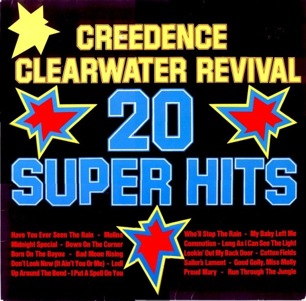 Creedence Clearwater Revival - 20 Super Hits (LP, Comp, RE)