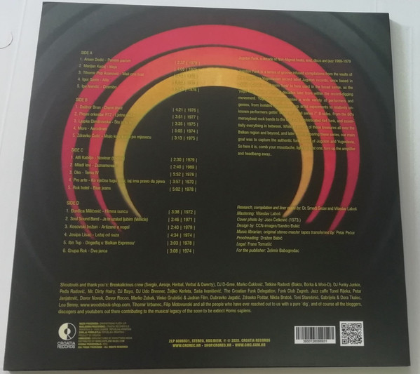 Various - Jugoton Funk Vol. 1 - A Decade Of Non-Aligned Beats, Soul, Disco And Jazz 1969-1979 (2xLP, Comp, Ltd, RM)
