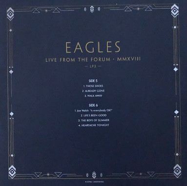 Eagles - Live From The Forum MMXVIII (4xLP, 180)
