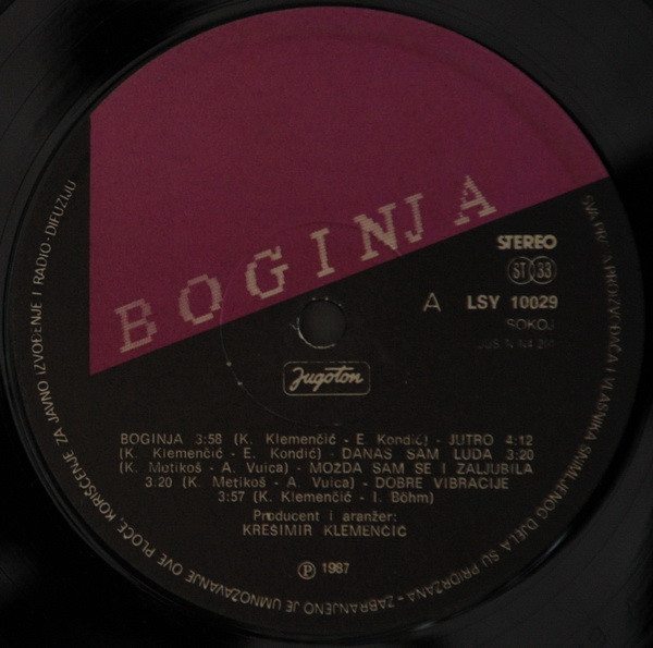 Josipa Lisac - Boginja (LP, Album)