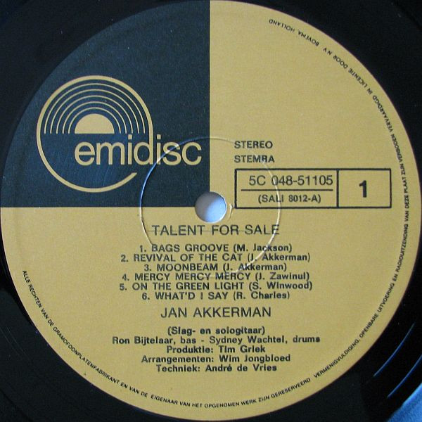 Jan Akkerman - Guitar For Sale (LP, Album, RE)