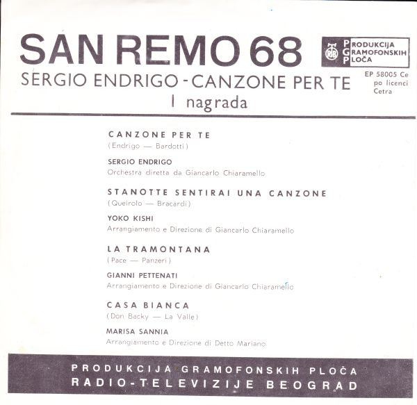 Various - San Remo 1968 (7