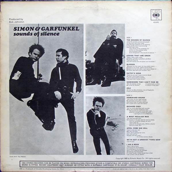 Simon & Garfunkel - Sounds Of Silence (LP, Album)