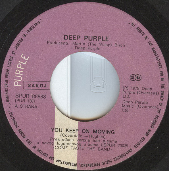 Deep Purple - You Keep On Moving (7