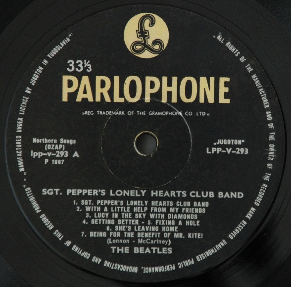 The Beatles - Sgt. Pepper's Lonely Hearts Club Band (LP, Album, Mono)