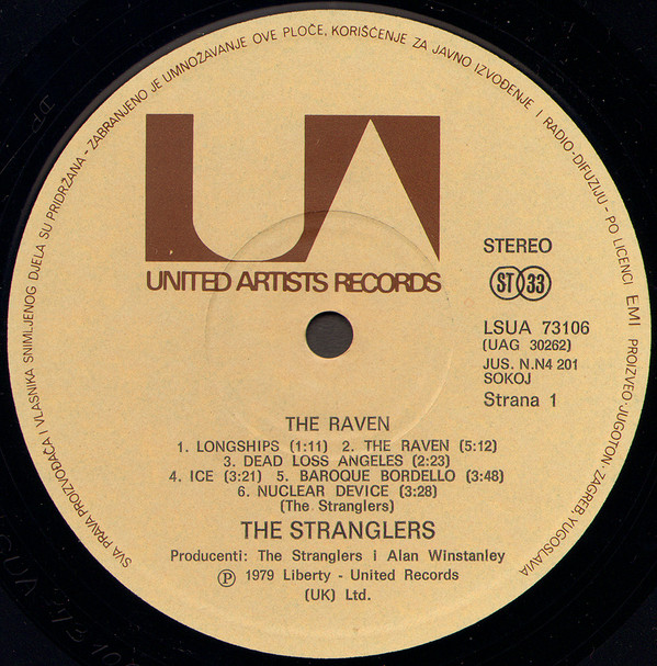 The Stranglers - The Raven (LP, Album)