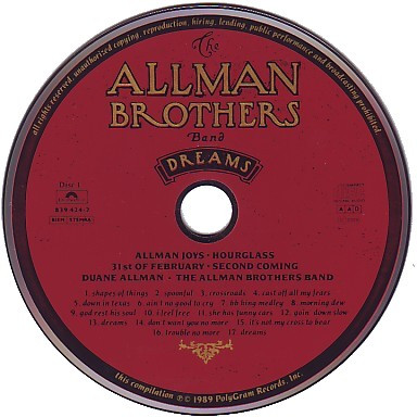 The Allman Brothers Band - Dreams (4xCD, Comp + Box)