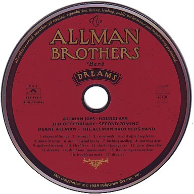 The Allman Brothers Band - Dreams (4xCD, Comp + Box)