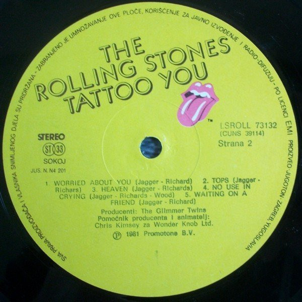 Rolling Stones* - Tattoo You (LP, Album)