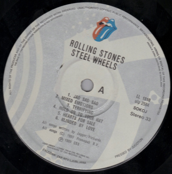 Rolling Stones* - Steel Wheels (LP, Album)