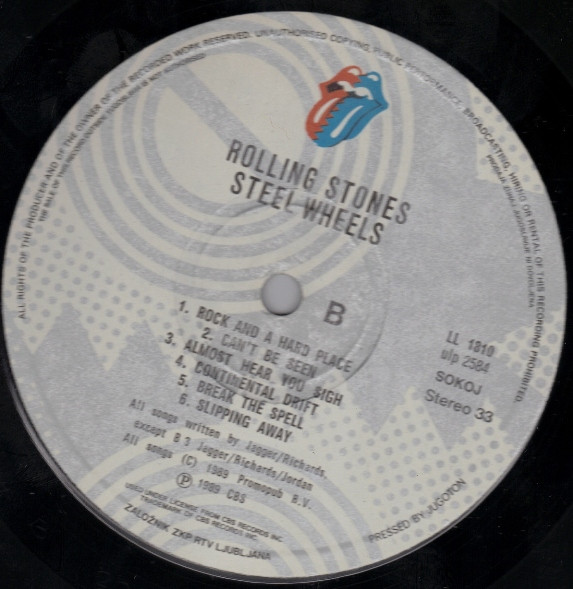 Rolling Stones* - Steel Wheels (LP, Album)