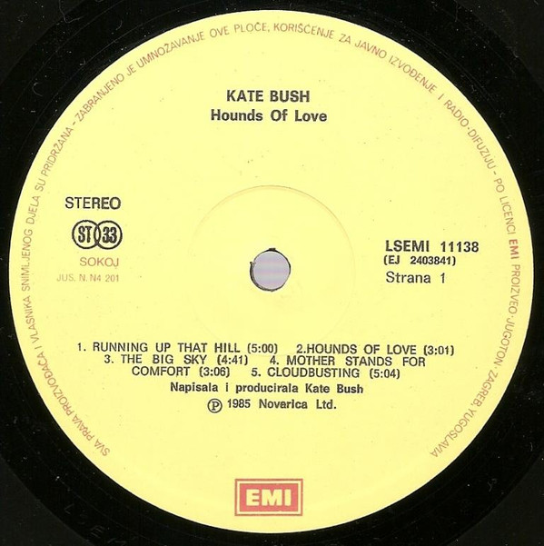 Kate Bush - Hounds Of Love (LP, Album)
