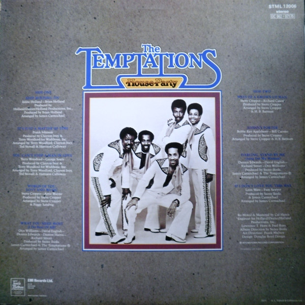 The Temptations - House Party (LP, Album)