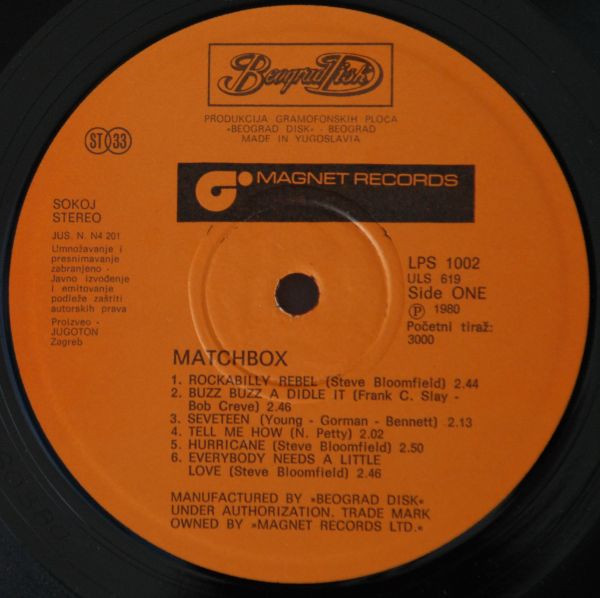 Matchbox (3) - Matchbox (LP, Album)