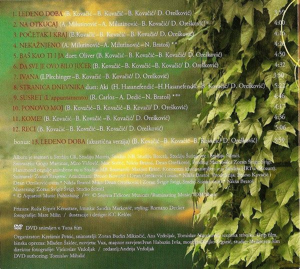 Vanna (2) - Ledeno Doba (CD, Album + DVD-V)