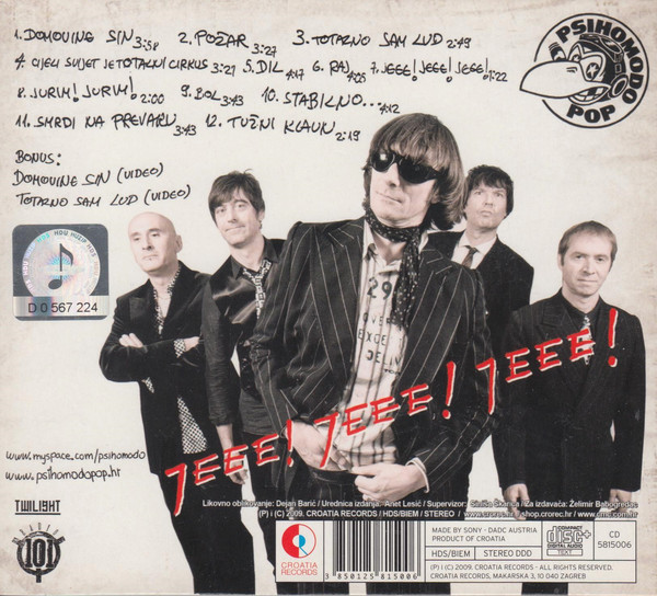 Psihomodo Pop - Jeee! Jeee! Jeee! (CD, Album, Enh, Dig)