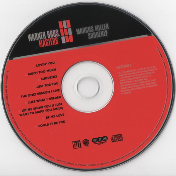 Marcus Miller - Suddenly (CD, Album, RE, Dig)