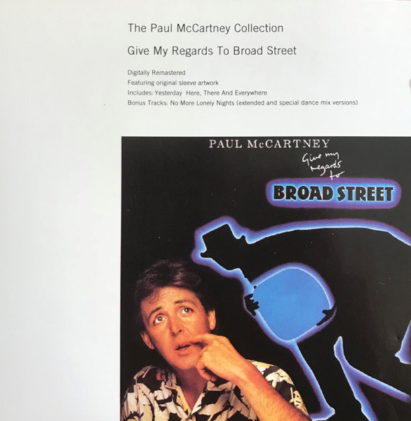 Paul McCartney - Give My Regards To Broad Street (CD, Album, RM)