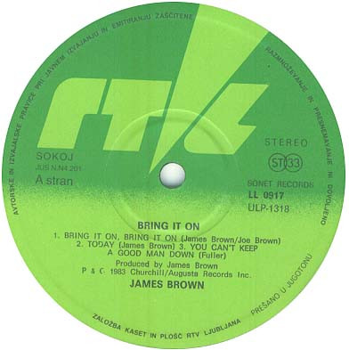 James Brown - Bring It On ! (LP, Album)