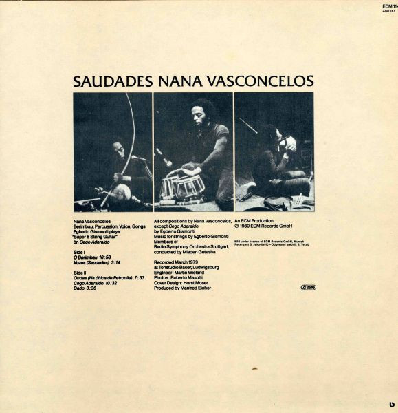 Nana Vasconcelos* - Saudades (LP, Album)