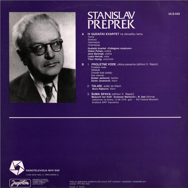 Stanislav Preprek - Stanislav Preprek (LP, Album, Gat)