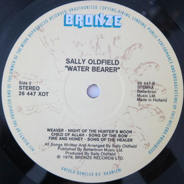 Sally Oldfield - Water Bearer (LP, Album)