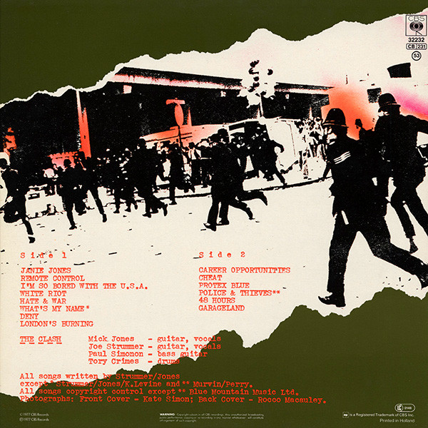 The Clash - The Clash (LP, Album, RE)
