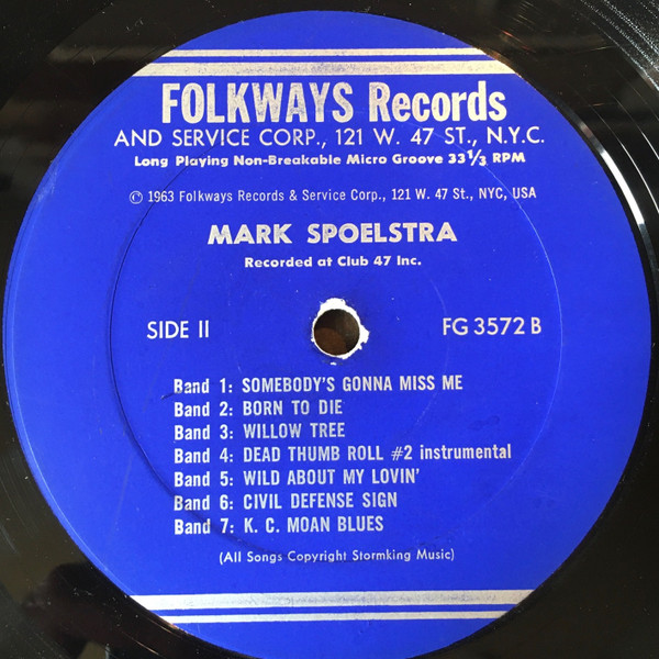 Mark Spoelstra - Recorded At Club 47 Inc. (LP)