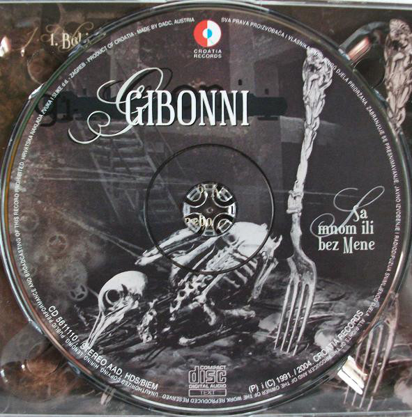 Gibonni* - Sa Mnom Ili Bez Mene (CD, Album)