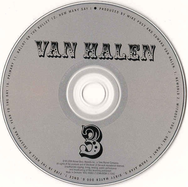 Van Halen - Van Halen III (CD, Album)